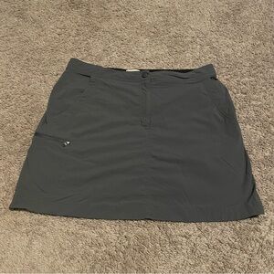 LL Bean athletic skirt gray size 12 length 17